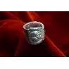 Der Riesen-Rosen-Ring R280 ein Hingucker Besteckring